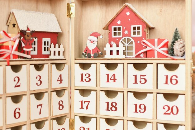 El calendario de Adviento con Papá Noel