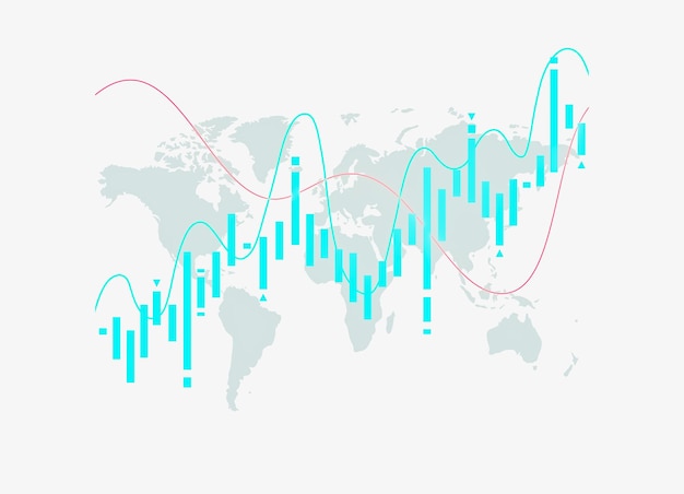 Calendario de gráficos mundiales de comercio azul