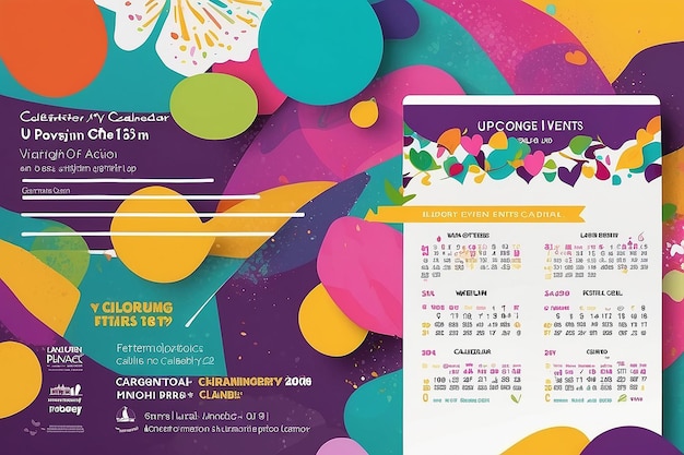 Foto calendario de próximos eventos