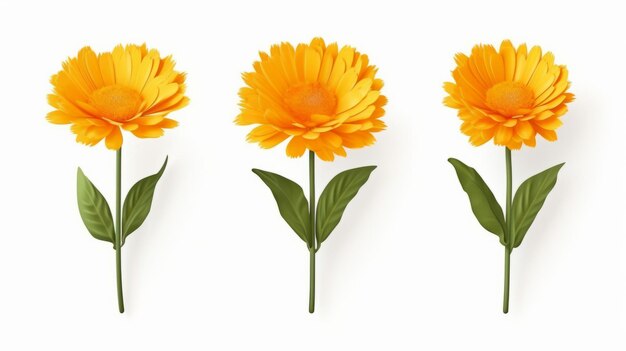 Foto calendula officinalis a versátil erva curativa no cativante isolamento