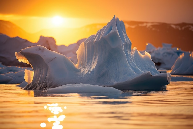 El calentamiento global y el derretimiento de los glaciares