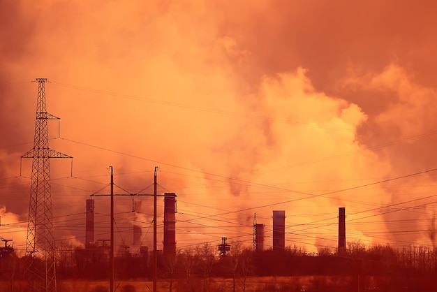 calentamiento global planta paisaje atardecer naranja ecología problema