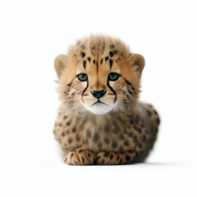 El cálido bebé guepardo IA generativa
