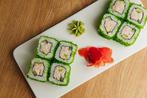 California Lite Maki Sushi mit Masago