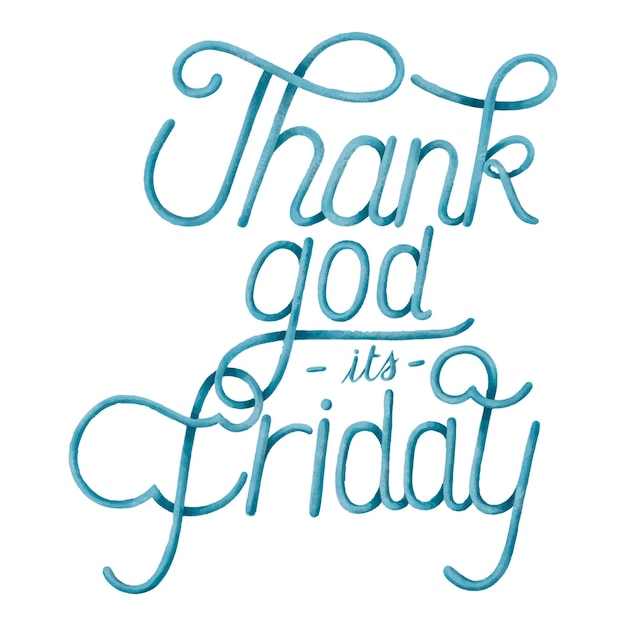 Caligrafía pegatina gracias a dios es viernes png
