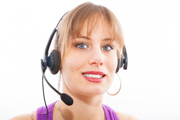 Call center operador empresaria