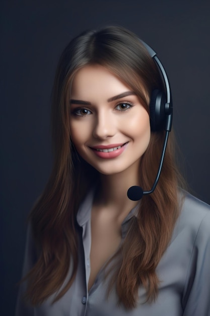 Callcenter-Agentin