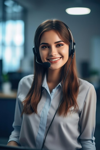 Callcenter-Agentin