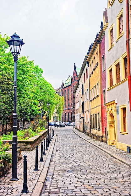 Calle en la Biblioteca Universitaria de Wroclaw, Polonia