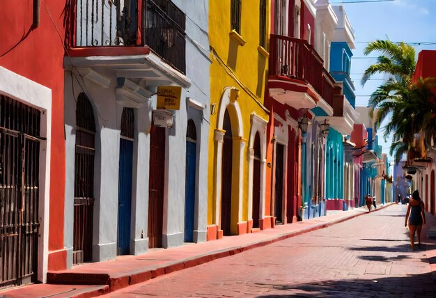 una calle con un cartel amarillo que dice que no hay estacionamiento en ella