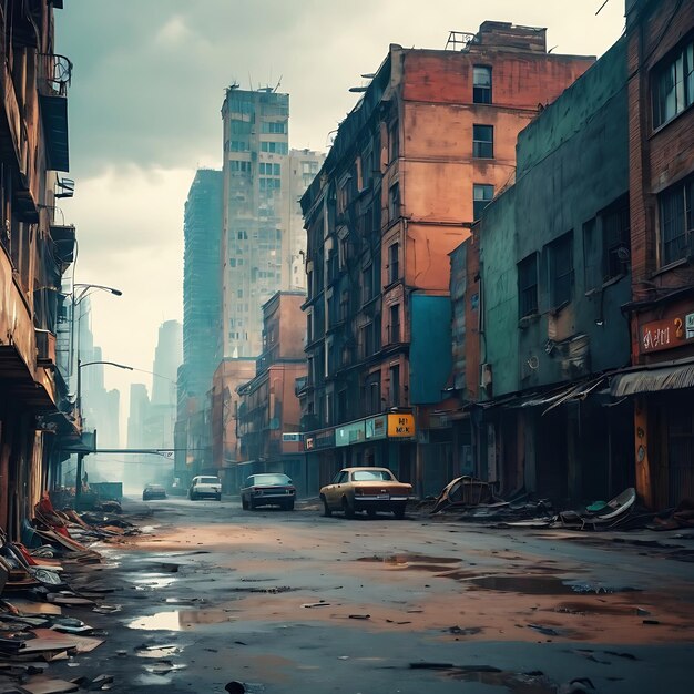 Foto una calle con un cartel que dice taxi en él