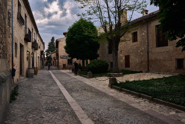 Una calle en el casco antiguo de san miguel