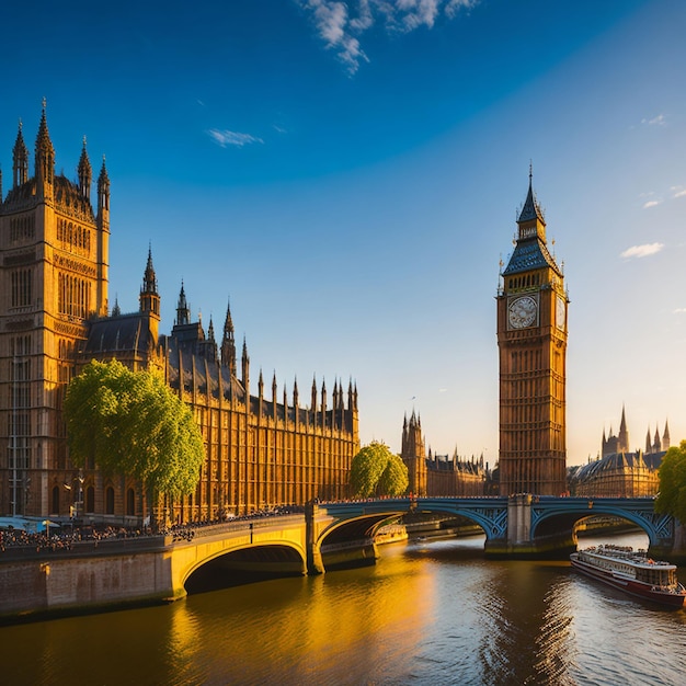 La calle de la ciudad de Londres