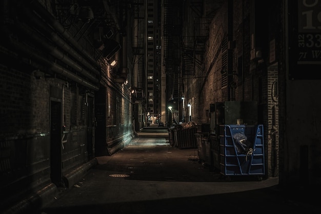 Calle en la ciudad por la noche