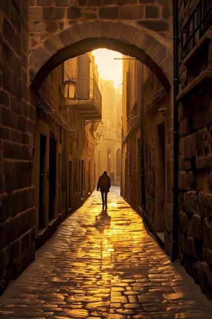 Una calle en la ciudad de san sebastián