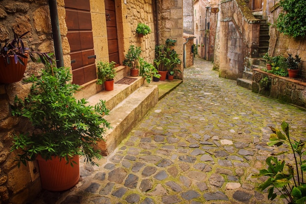 Foto calle de la ciudad de sorano