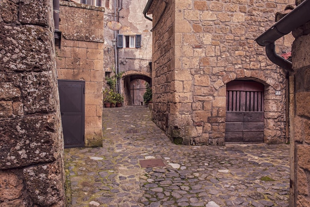 Foto calle de la ciudad de sorano