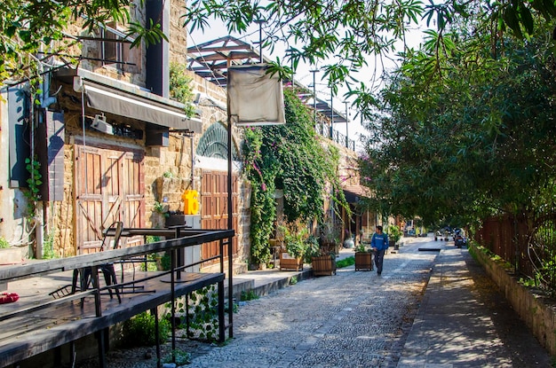 Una calle en la ciudad vieja de chania