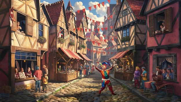 La calle medieval