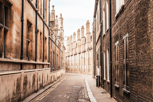 Calle Old Trinity en Cambridge, Reino Unido.