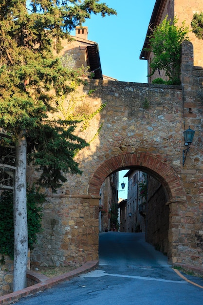 Calle Pienza Toscana Italia