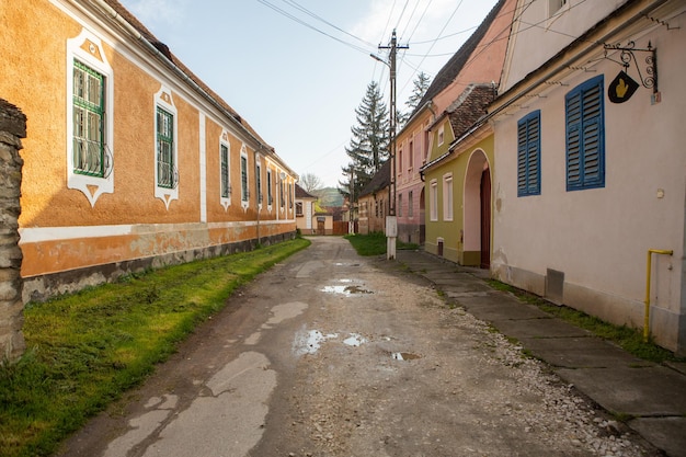 Una calle en el pueblo de krasnodar