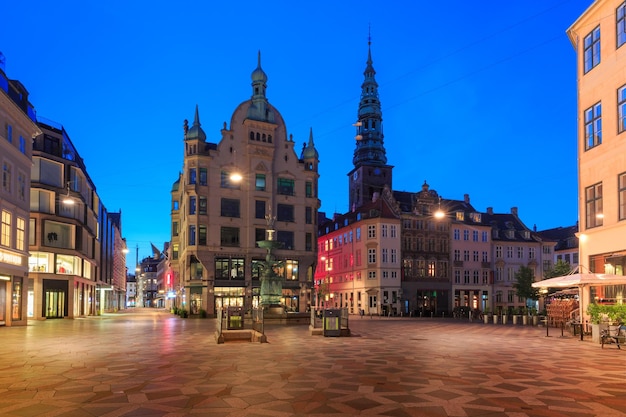 Calle Stroget Amagertorv Copenhague Dinamarca