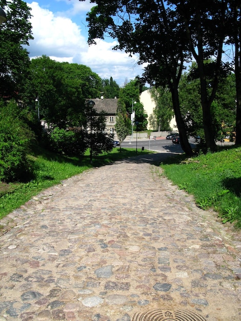 La calle en Tartu Estonia