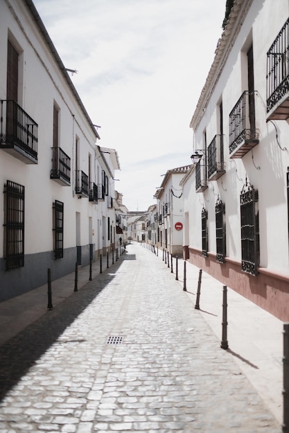 Foto calle típica de un pueblo manchego