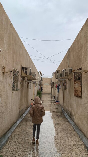 Foto la calle de la villa de dubai