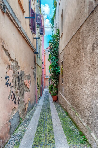 Callejón en la ciudad de Sassari