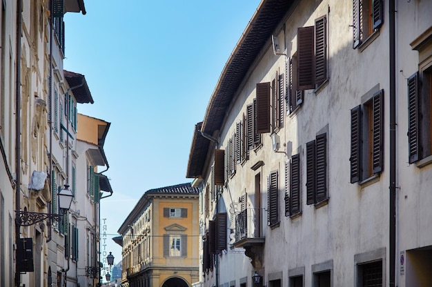 Callejón en Florencia, Toscana, Italia