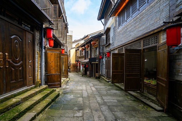 Calles de la antigua ciudad de Nanshan en Chongqing