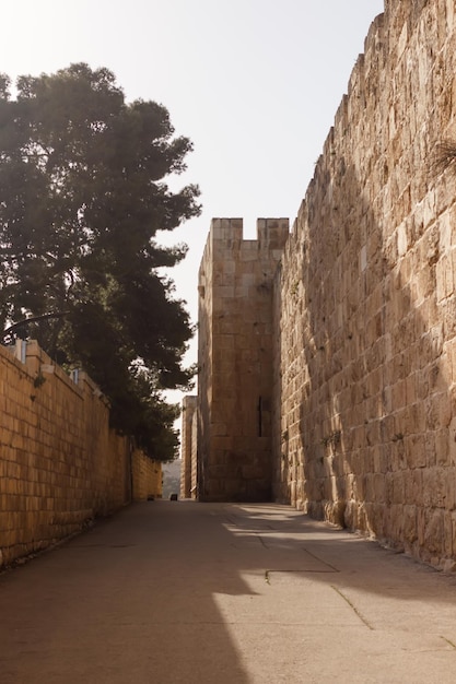 Calles de la ciudad vieja de Jerusalén