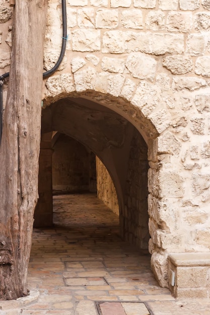 Calles de la ciudad vieja de Jerusalén