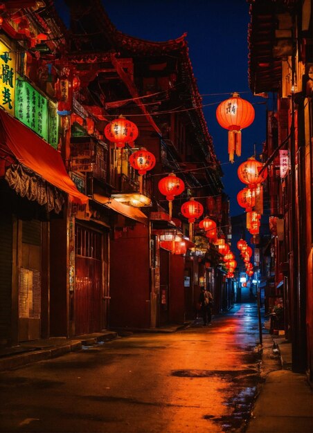 calles oscuras de Chinatown