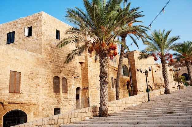 Calles de la vieja Jaffa en Tel Aviv, Israel