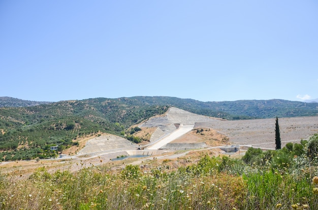 Calzada en el valle de Creta (Grecia).