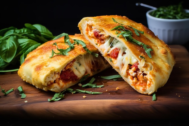 Calzone De Pollo AirFried Comida Italiana