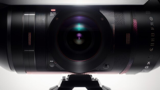 Una cámara canon con una lente que dice nikon.