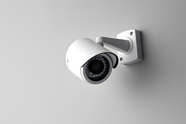 cámara CCTV en ciudad inteligente Cámaras de seguridad de videovigilancia realistas