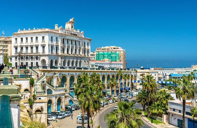 La Cámara de Comercio, un edificio histórico en Argel, capital de Argelia