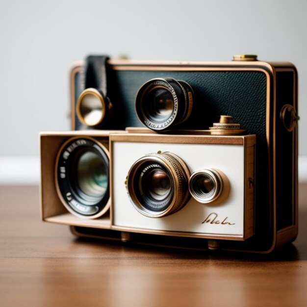 câmara de fotografia vintage isolada câmara de foto velha