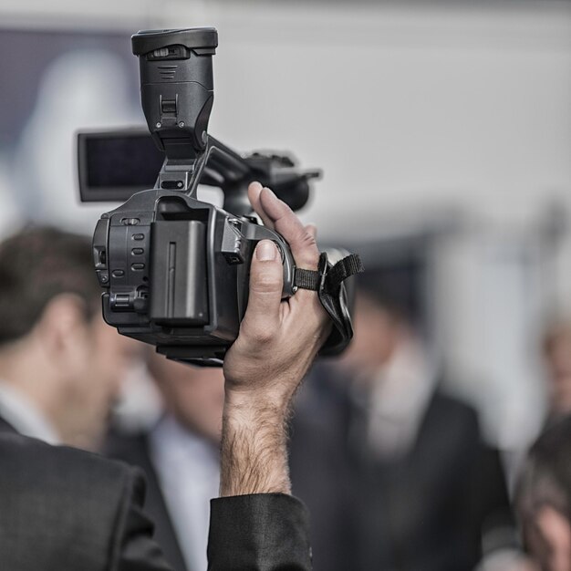 Foto câmara de televisão