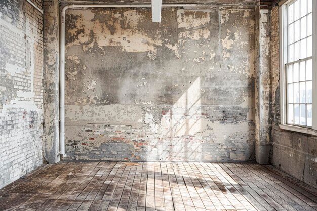 Foto cámara desolada y abandonada una exploración creativa de una habitación vacía y sucia