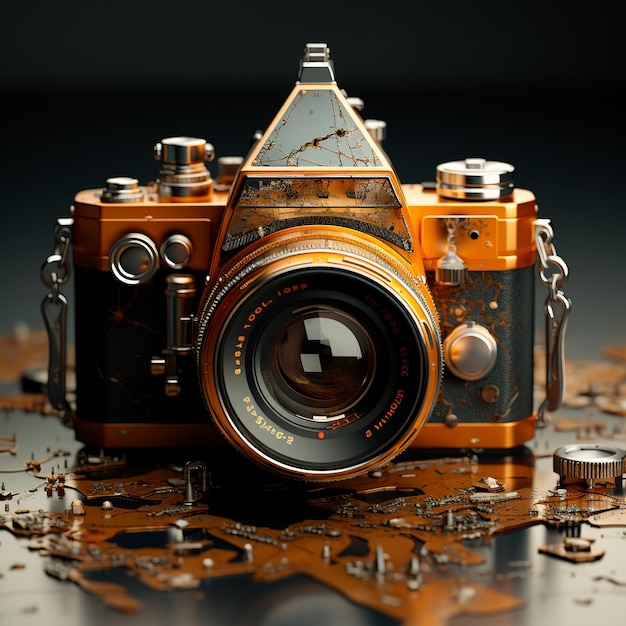 cámara de fotos minimalista foto