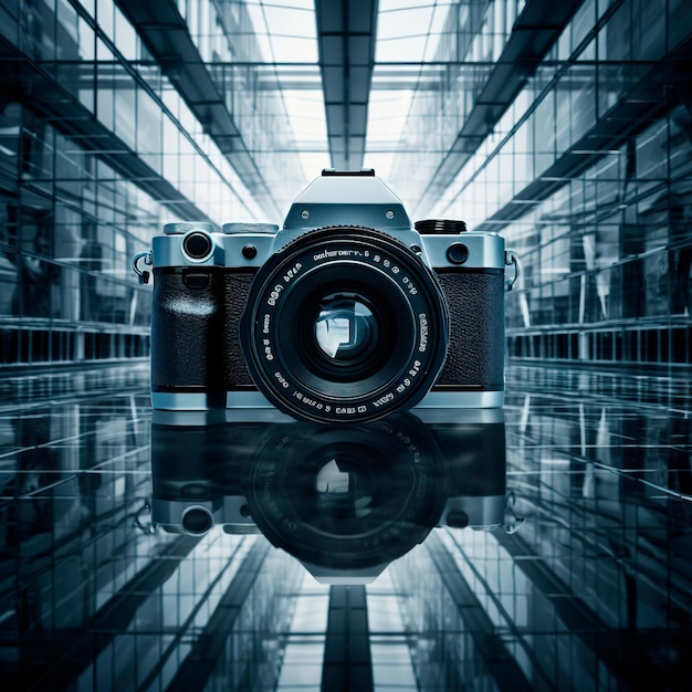cámara de fotos minimalista foto