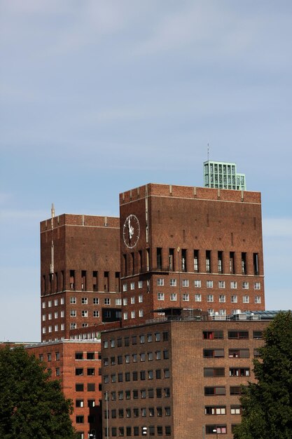 Câmara municipal em Oslo Noruega