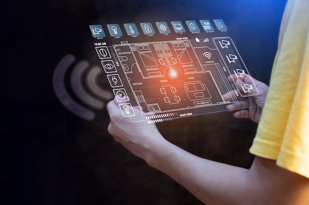 La cámara de seguridad inalámbrica wifi IP admite sistemas de seguridad de tecnología de instalación de Internet aplicaciones para el hogar inteligentex9