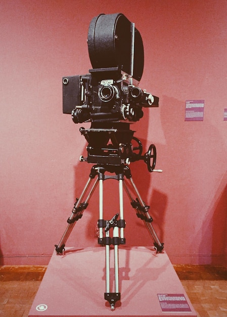 Cámara de video en estudio